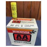Box 20 gauge skeet load