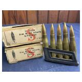 8MM M 30 20 rounds on stripper clips