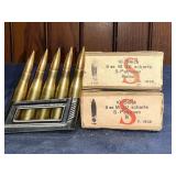 8MM M 30 20 rounds on stripper clips