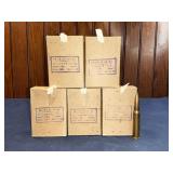 Mauser ammo five boxes (15rnds ea)