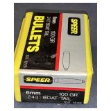 Factory sealed, 6 mm reloading tips