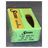 Factory sealed, 6 mm reloading tips