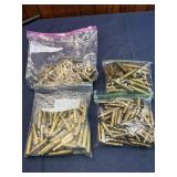 Lot of rifle brass var cals
