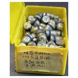 .45 cal 230 grain lead round nose revoting tips