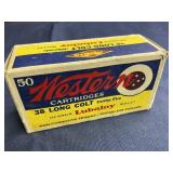 Vtg 38 long colt ammo (47 rnds in great condition