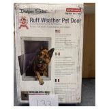 Rough weather pet door super large