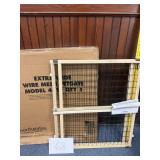 Wooden dog gate