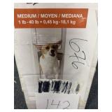 Medium dog door for sliding glass door