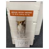 Dog door for sliding glass door, medium