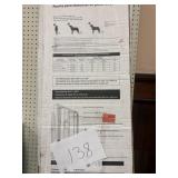 Pet door sliding glass door flap opening 10 1/4 x