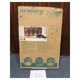 360 Degree configurable gate 30" wooden pet gate
