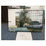 Pet training crate