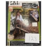 Pet gear dog ramp, extra wide carpeted