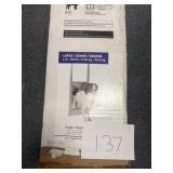 Pet door for sliding glass door, large dog