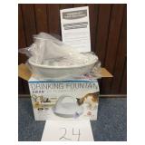Drinking Fountain swan by pioneer pet