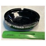 Las Vegas Hilton glass ashtray. Unknown