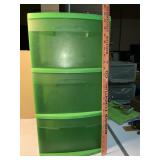 Three drawer storage unit sterilite no wheels
