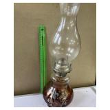 Painted oil lamp