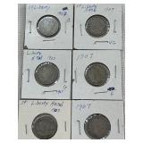 Liberty headï¿½Vï¿½  nickels (6)