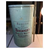 Huge "Hitchners Oyster Cracker" Tin
