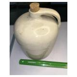 Single handle glazed pottery jug