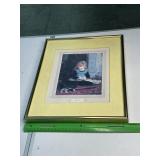 Framed ï¿½Puss in bootsï¿½ print