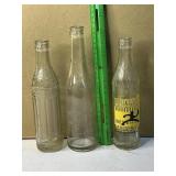 (3) Kramer soda bottles (mt Carmel)