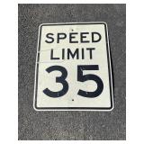 35 MPH SIGH