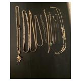 GOLD TONE NECKLACE LOT