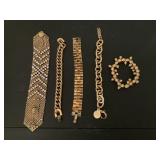 GOLD TONE BRACELETS