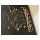 GOLD TONE NECKLACES