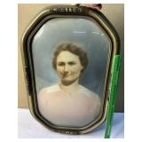 bevel  glass Antique photo