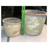 Pottery planters