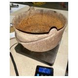 30 pound cast-iron kettle
