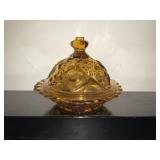 IKING AMBER CANDY DISH