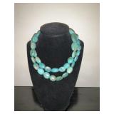 CHUNKY TURQUOISE NECKLACE (33 INCH)