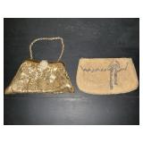 MESH & BEADED PURSE