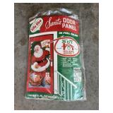 VINTAGE DOOR SANTA