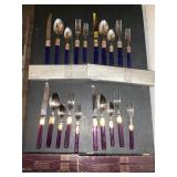 MIKASA PRISMA PLACE SETTINGS (COBALT & AMETHYST)