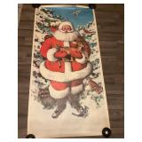 SANTA DOOR POSTER (72x36)