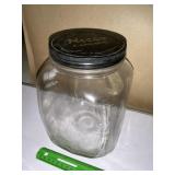 Vintage NECL candies Square jar