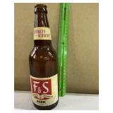 Classic F&S beer bottle
