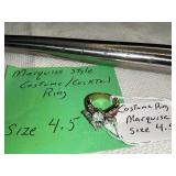 Marquis style custom ring size 4.5