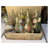 Hey ï¿½ treat wooden soda crate with bottles