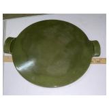 -Emile Henry 14" glaze stoneware DBL handle