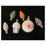 LOT IOF VINTAGE X-MAS BULBS (WORKING)