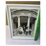 Interesting framed B/W photo