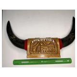 Scrimshaw style souvenir