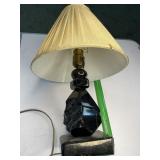 Vintage coal motif lamp