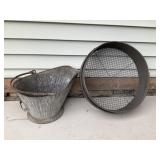 COAL BUCKET & SHAKER